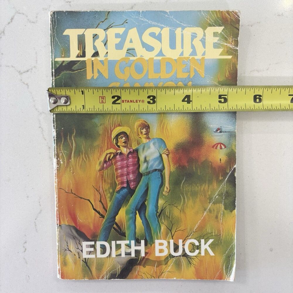 Vtg Treasure In Golden Canyon Book by Edith Buck 1983 A Winner Book Christian - Picture 9 of 10